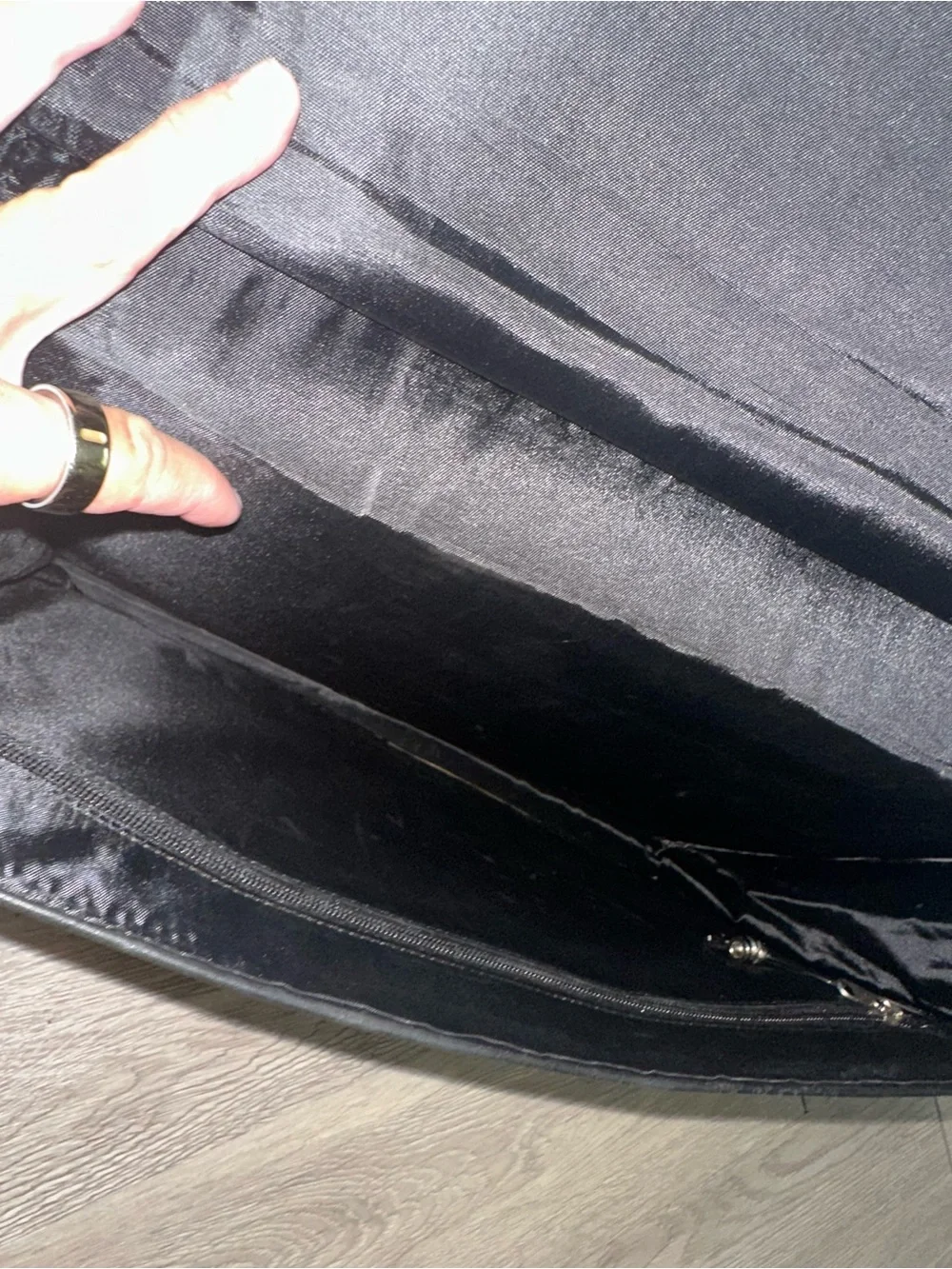 Vtg Wilson Leather Pelle Studio Black Laptop Messenger Bag Briefcase